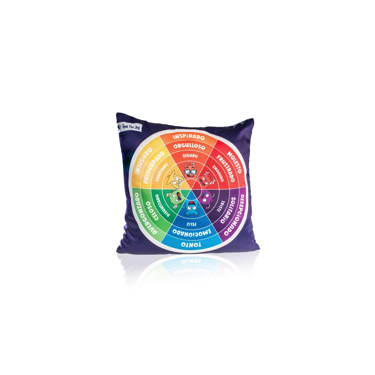 Open the Joy Weighted Emotions Wheel Pillow, Bilingual English & Spanish
