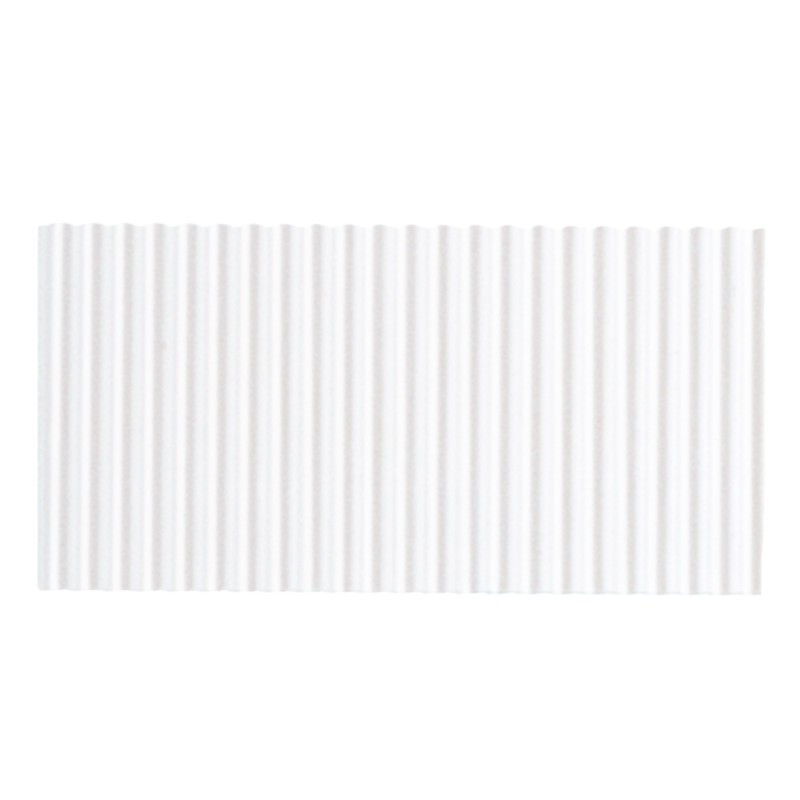 Corobuff® Corrugated Paper, White, 48" x 25', 1 Roll