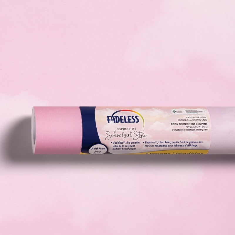 Fadeless® Schoolgirl Style Bulletin Board Paper, 48" x 50', Wildest Dreams