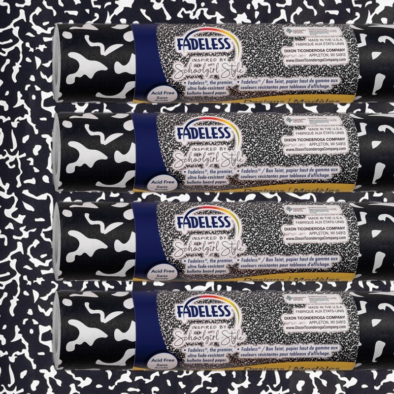 Fadeless® Schoolgirl Style Bulletin Board Paper, 48" x 12', Senior Year, 4 Rolls