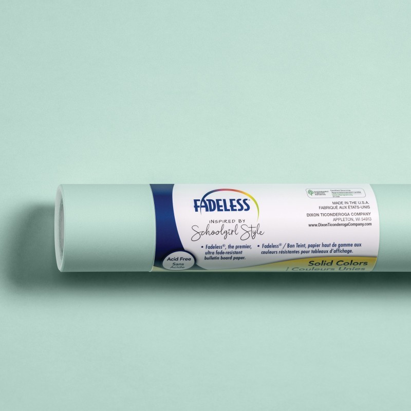 Fadeless® Schoolgirl Style Bulletin Board Paper, 48" x 50', Mint to Be