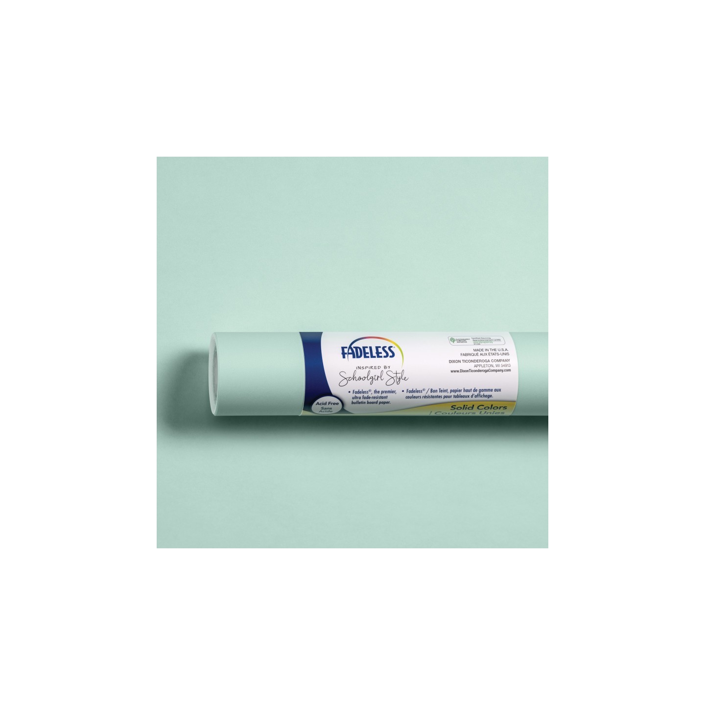 Fadeless® Schoolgirl Style Bulletin Board Paper, 48" x 50', Mint to Be