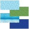 Fadeless® Bulletin Board Art Paper, Nature Assortment, 48" x 12', 4 Rolls