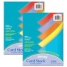 Pacon® Vibrant Card Stock, 5 Assorted Colors, 8-1/2" x 11", 100 Sheets Per Pack, 2 Packs