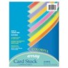 Pacon® Colorful Card Stock, 10 Assorted Colors, 8-1/2" x 11", 50 Sheets