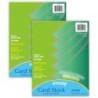 Pacon® Card Stock, Emerald Green, 8-1/2" x 11", 100 Sheets Per Pack, 2 Packs
