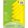 Pacon® Card Stock, Lemon Yellow, 8-1/2" x 11", 100 Sheets
