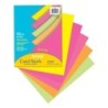Pacon® Hyper Card Stock, 5 Assorted Colors, 8-1/2" x 11", 100 Sheets