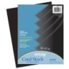Pacon® Card Stock, Classic Black, 8-1/2" x 11", 100 Sheets