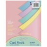 Pacon® Pastel Card Stock, 5 Assorted Colors, 8-1/2" x 11", 100 Sheets