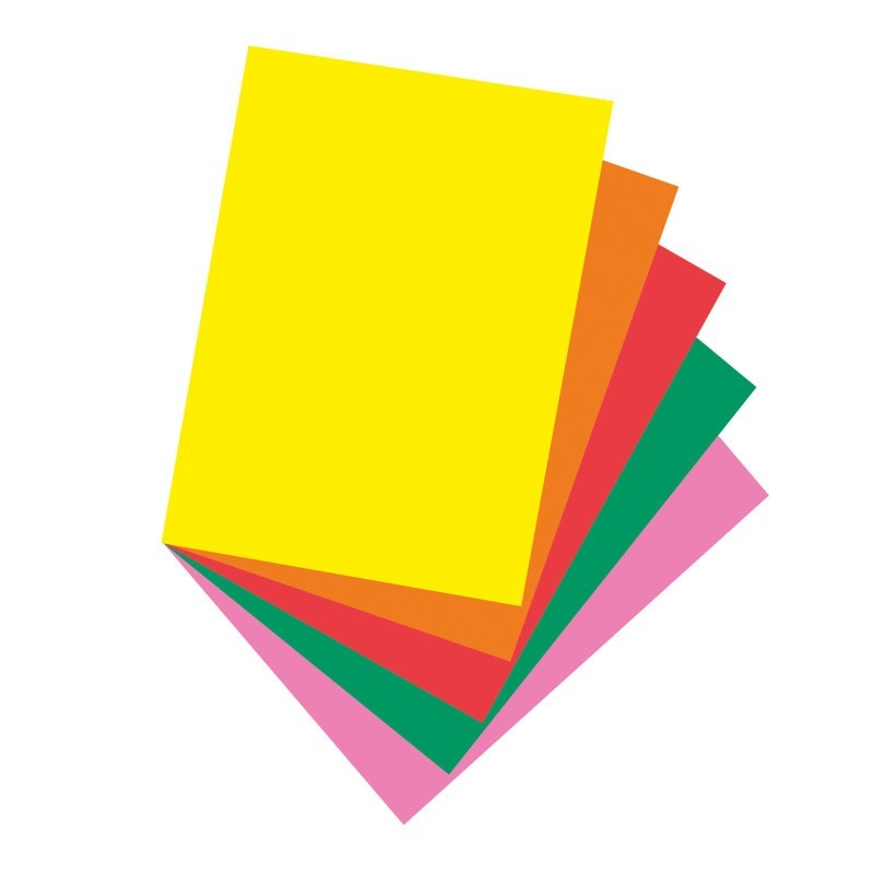 Pacon® Bright Multi-Purpose Paper, 5 Assorted Colors, 24 lb., 8-1/2" x 11", 500 Sheets