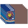 Tru-Ray® Construction Paper, Heavyweight, Dark Brown, 12" x 18", 50 Sheets Per Pack, 5 Packs