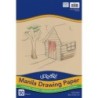 UCreate® Drawing Paper, Manila, Standard Weight, 12" x 18", 50 Sheets