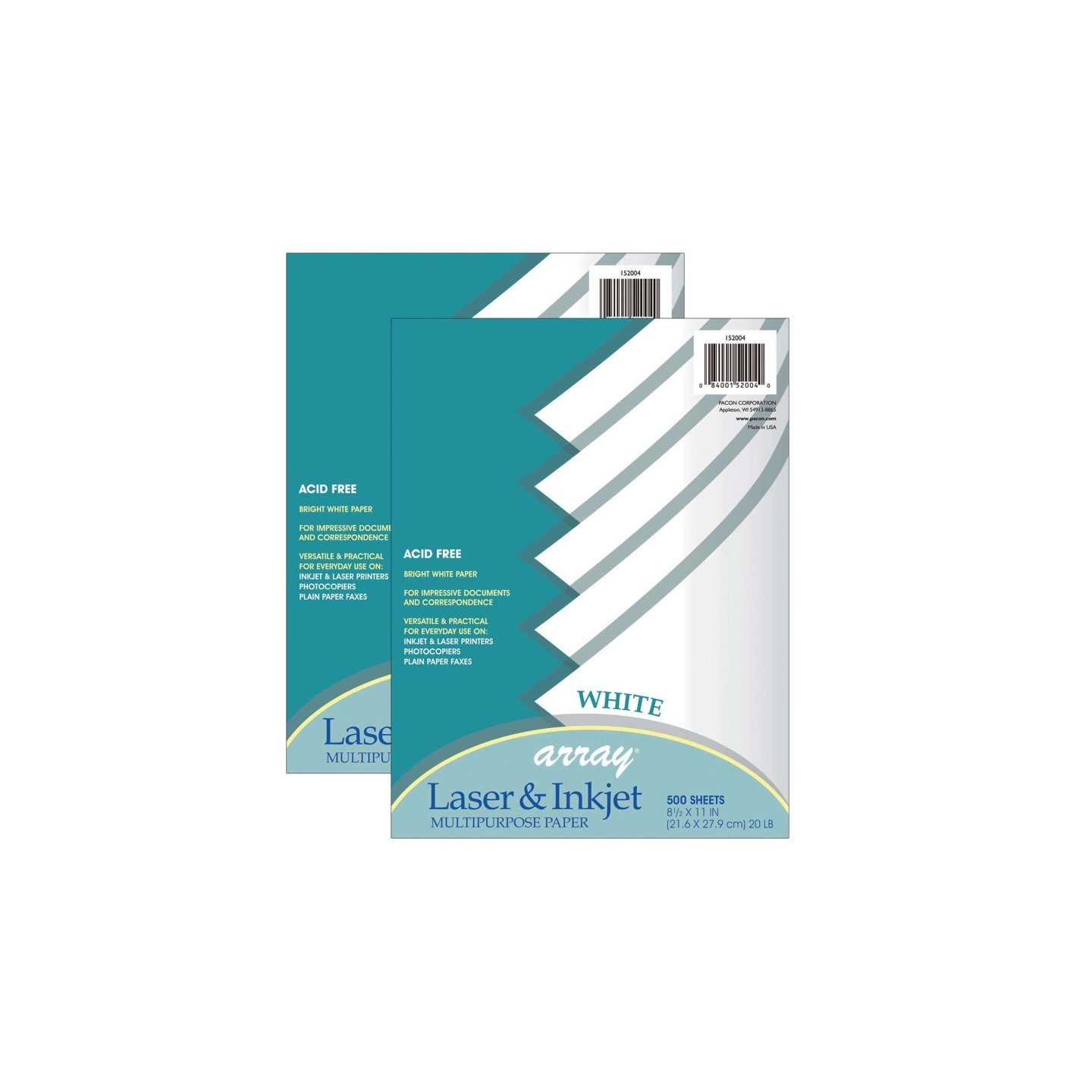 Pacon® Multi-Purpose Paper, White, 8-1/2" x 11", 500 Sheets Per Pack, 2 Packs