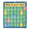 Pacon® Behavioral Pocket Chart, Blue, 18-1/2" x 21", 1 Chart