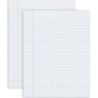 Pacon® Composition Paper, White, Red Margin, .375" Ruled, 8-1/2" x 11", 500 Sheets Per Pack, 2 Packs