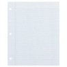Ecology® Recycled Filler Paper, White, 3-Hole Punched, 9/32" Ruled w/ Margin 8-1/2" x 11", 500 Sheets