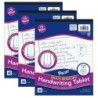Pacon® Multi-Sensory Raised Ruled Tablet, Tape-Bound Tablet, 1/2" x 1/4" x 1/4" Ruled Short, 8-1/2" x 11", 40 Sheets, Pack of 3