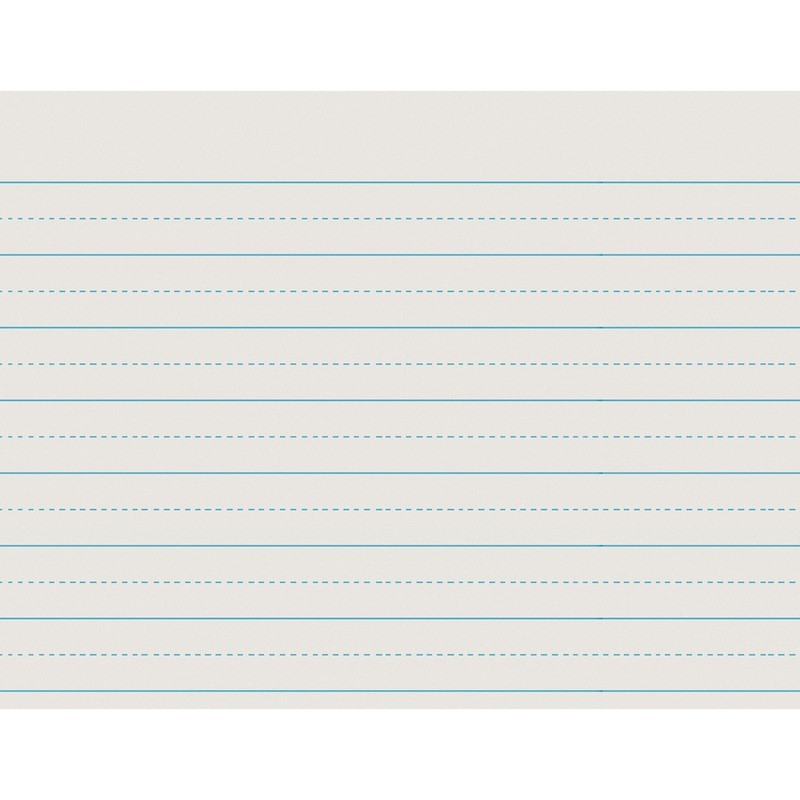 Pacon® Newsprint Handwriting Paper, Alternate Dotted, Grade 1, 1" x 1/2" Ruled Long, 11" x 8-1/2", 500 Sheets