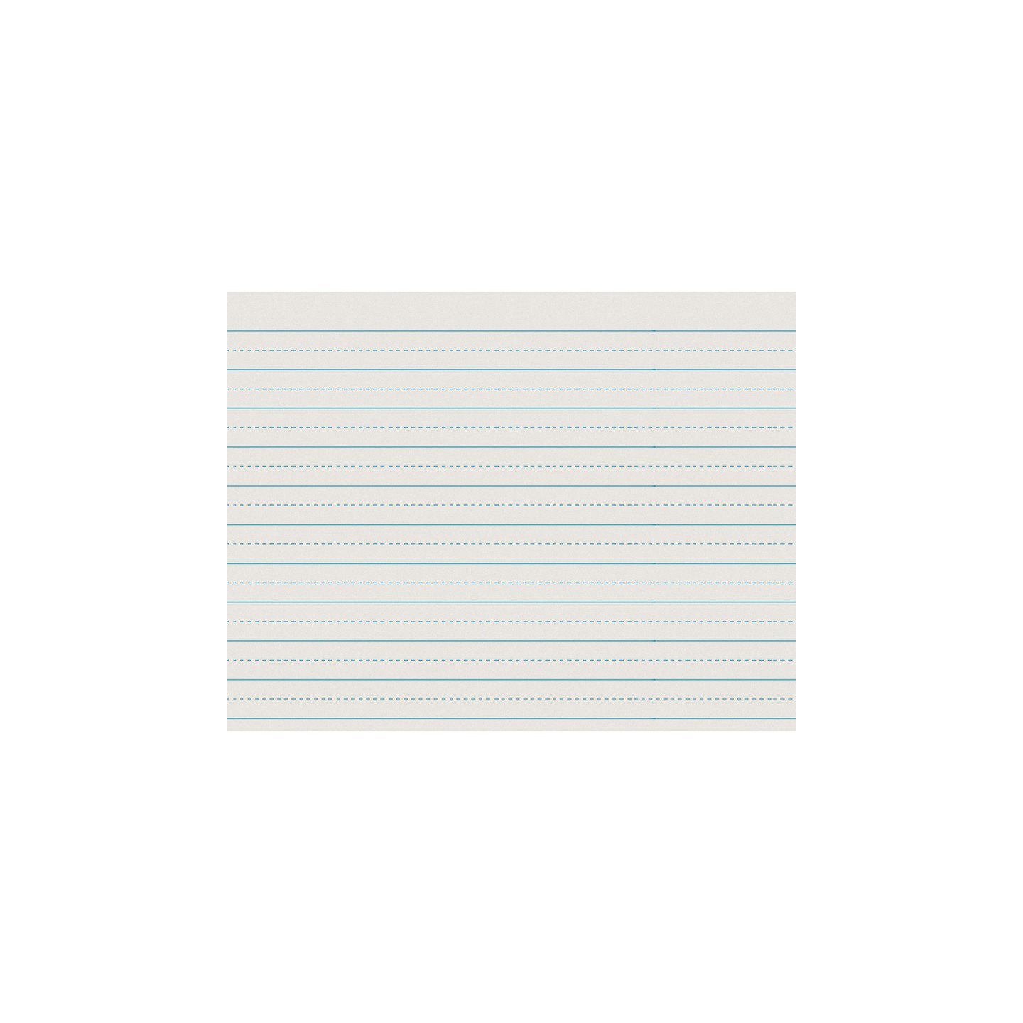 Pacon® Newsprint Handwriting Paper, Alternate Dotted, Grade 2, 3/4" x 3/8" Ruled Long, 11" x 8-1/2", 500 Sheets