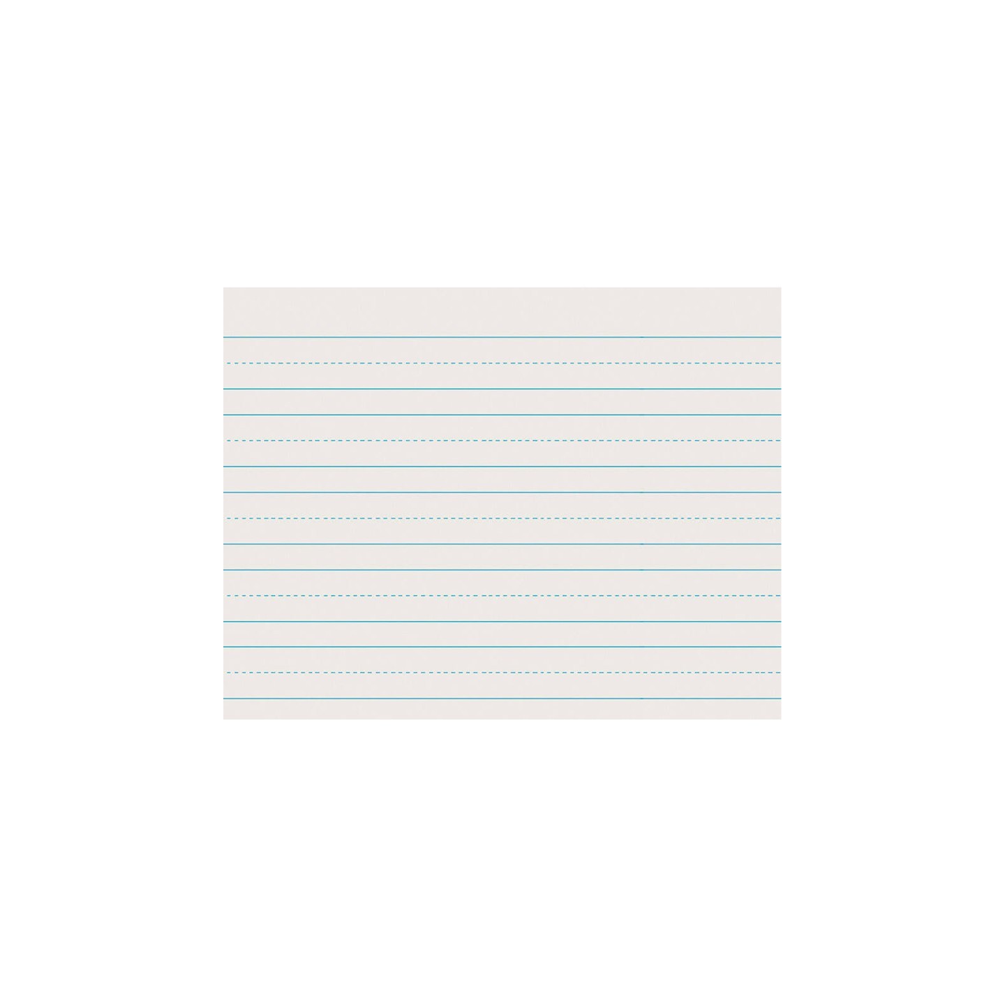 Pacon® Newsprint Handwriting Paper, Skip-A-Line, Grade 1, 1" x 1/2" x 1/2" Ruled Long, 11" x 8-1/2", 500 Sheets