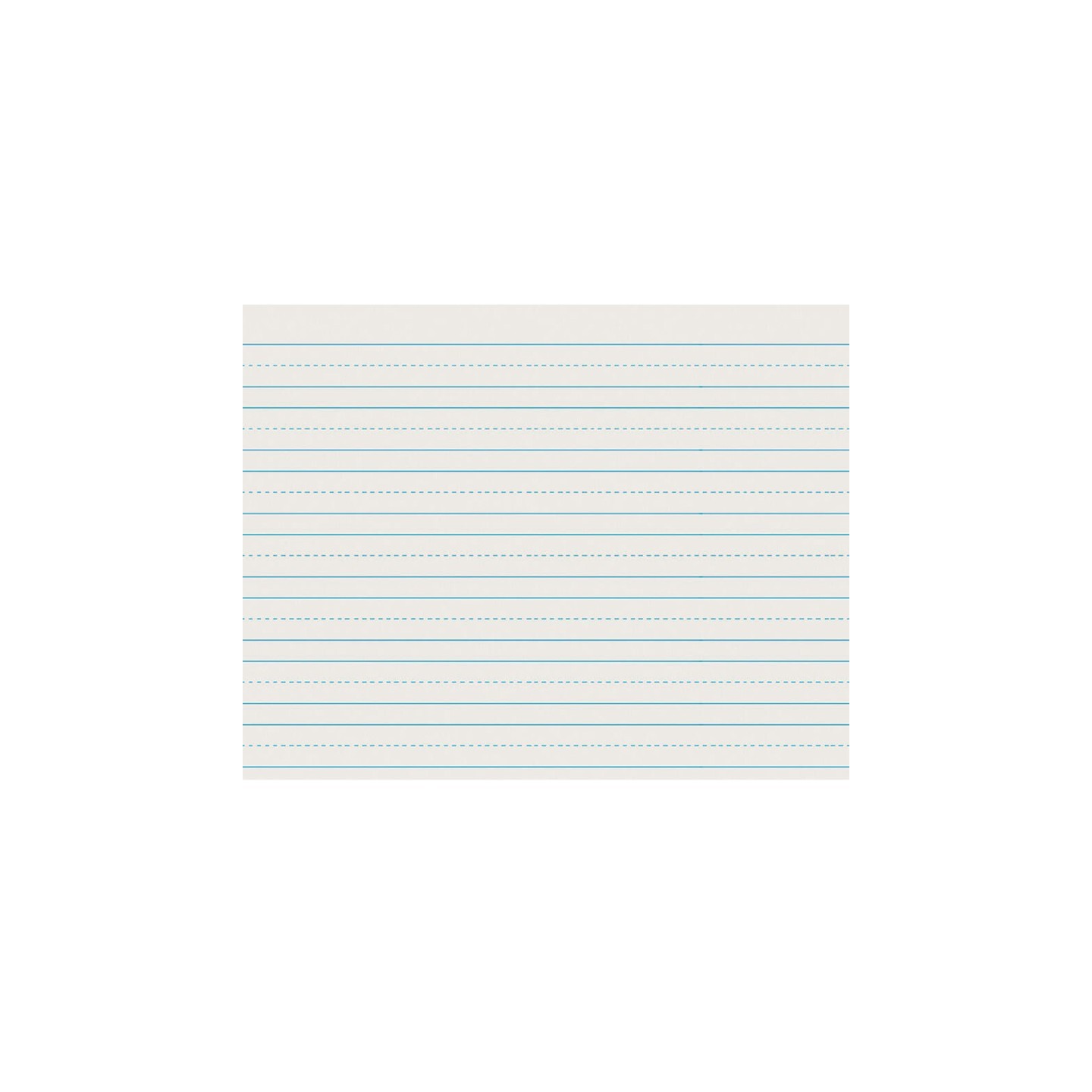 Pacon® Newsprint Handwriting Paper, Skip-A-Line, Grade 2, 3/4" x 3/8" x 3/8" Ruled Long, 11" x 8-1/2", 500 Sheets