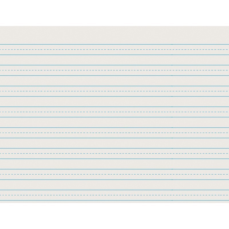 Pacon® Newsprint Handwriting Paper, Skip-A-Line, Grade 3, 1/2" x 1/4" x 1/2" Ruled Long, 11" x 8-1/2", 500 Sheets