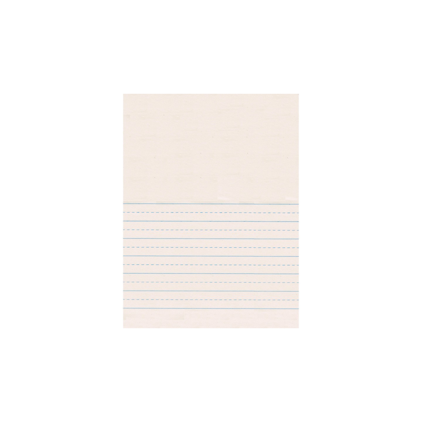 Pacon® Newsprint Handwriting Paper, Picture Story, 7/8" x 7/16" Ruled Short, 9" x 12", 500 Sheets