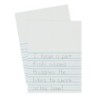 Pacon® Newsprint Handwriting Paper, Picture Story, 7/8" x 7/16" x 7/16" Ruled Short, 9" x 12", 500 Sheets