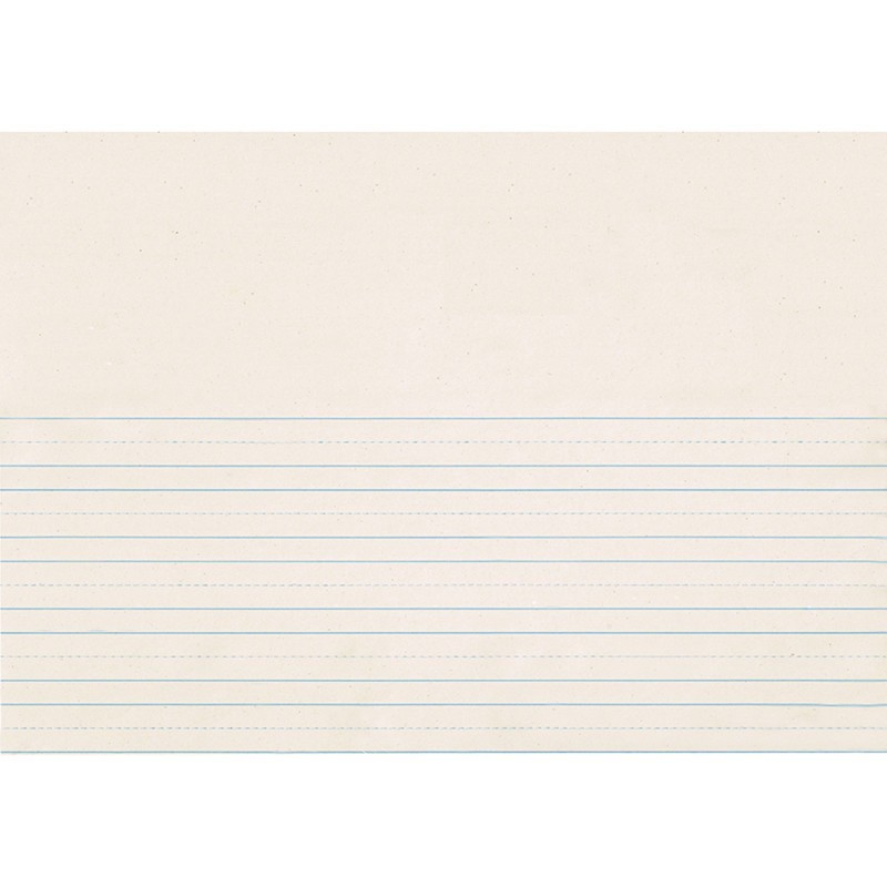 Pacon® Newsprint Handwriting Paper, Picture Story, 7/8" x 7/16" x 7/16" Ruled Long, 18" x 12", 500 Sheets