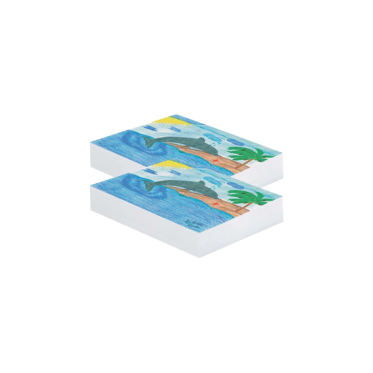 Pacon® Plain White Newsprint 12" x 18", 500 Sheets Per Pack, 2 Packs