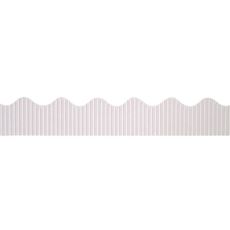 Bordette® Decorative Border, White, 2-1/4" x 50', 1 Roll