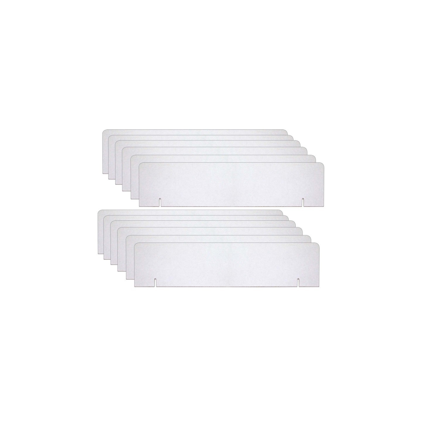 Pacon® Presentation Board Headers, White, 36" x 9.5", Pack of 12 Boards
