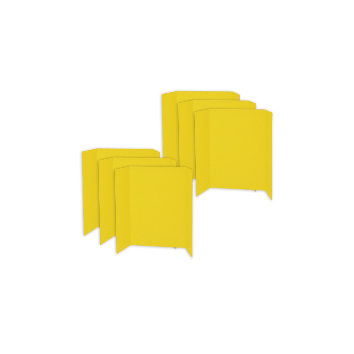 Pacon® Presentation Board, Yellow, Single Wall, 48" x 36", Pack of 6