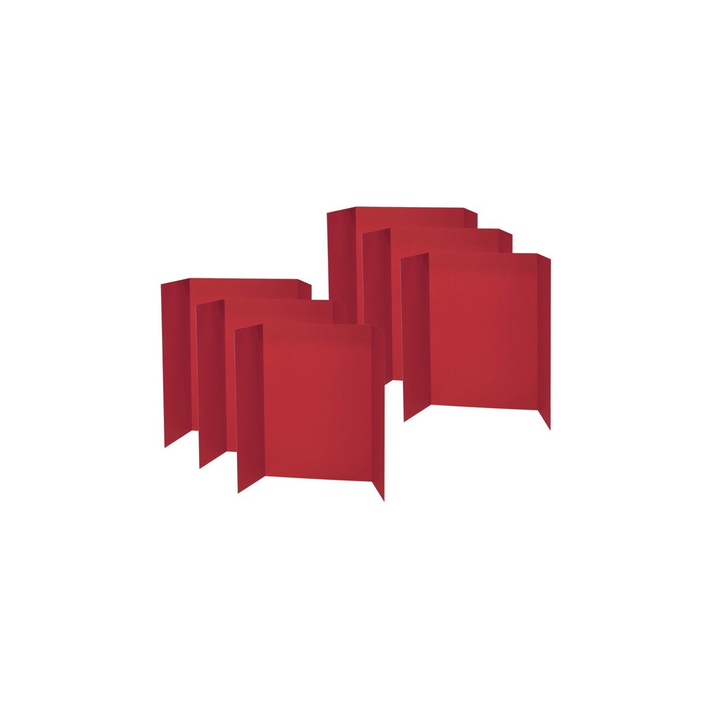 Pacon® Presentation Board, Red, Single Wall, 48" x 36", Pack of 6