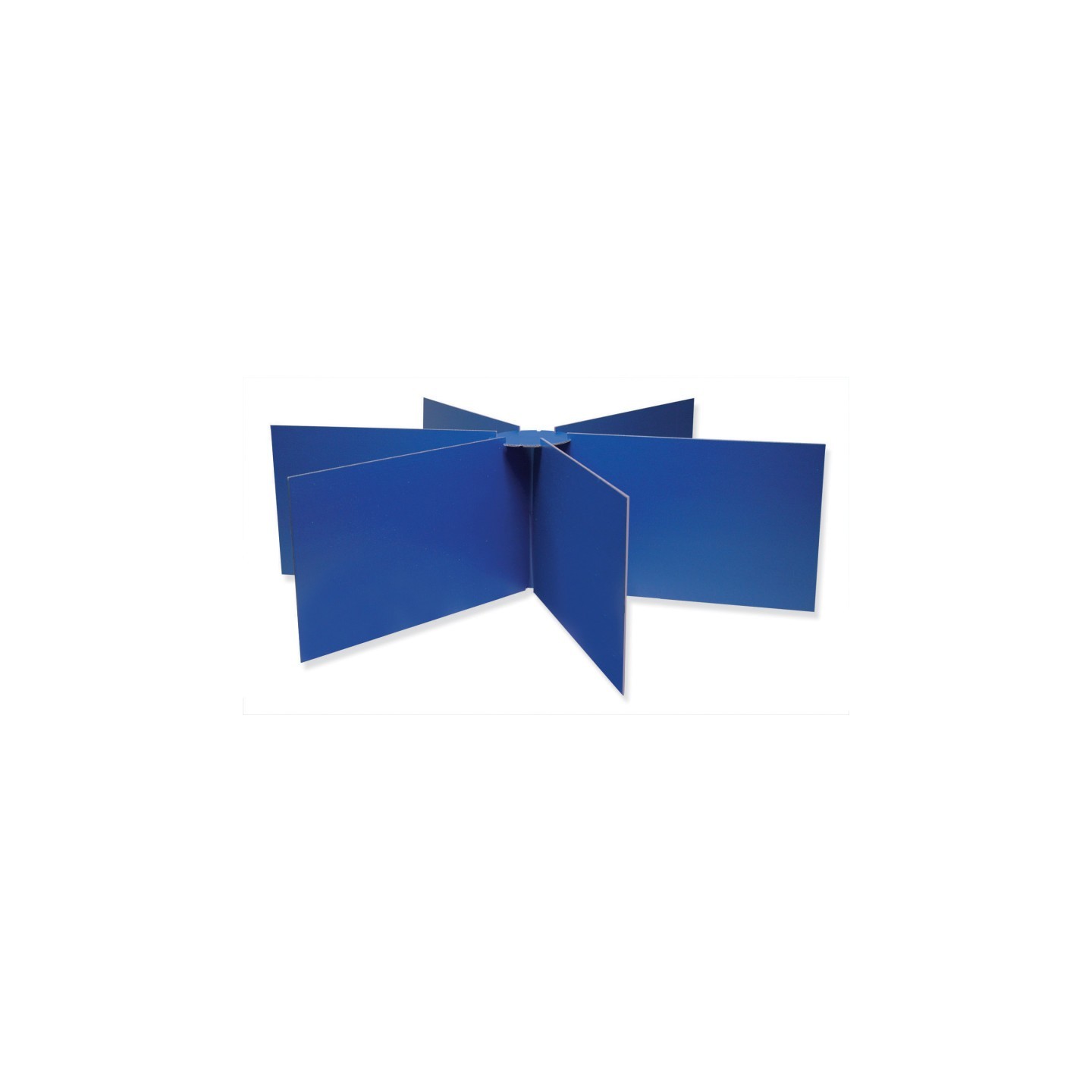Pacon® Privacy Boards, Blue, Round Table Compatible, 48" Diameter x 14" High, 1 Board