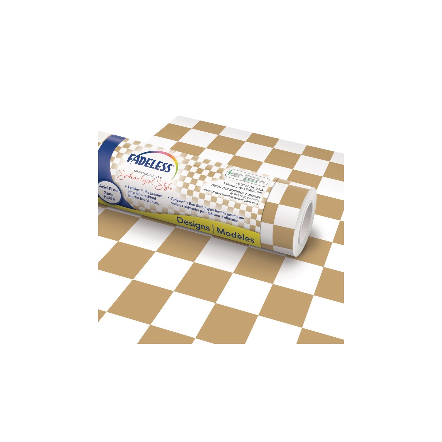 Fadeless® Schoolgirl Style™ Bulletin Board Paper, 48" x 50' Roll, Sweater Weather
