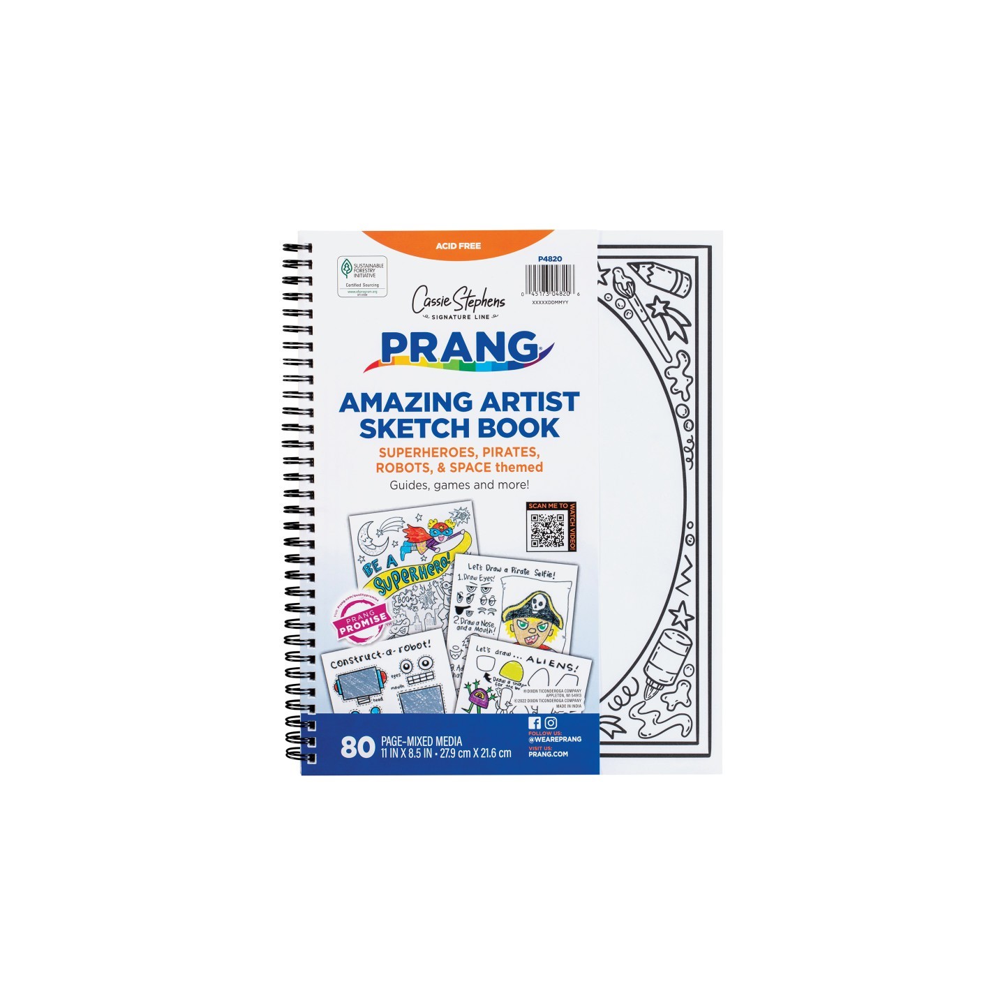 Prang® Amazing Artists Sketch Book