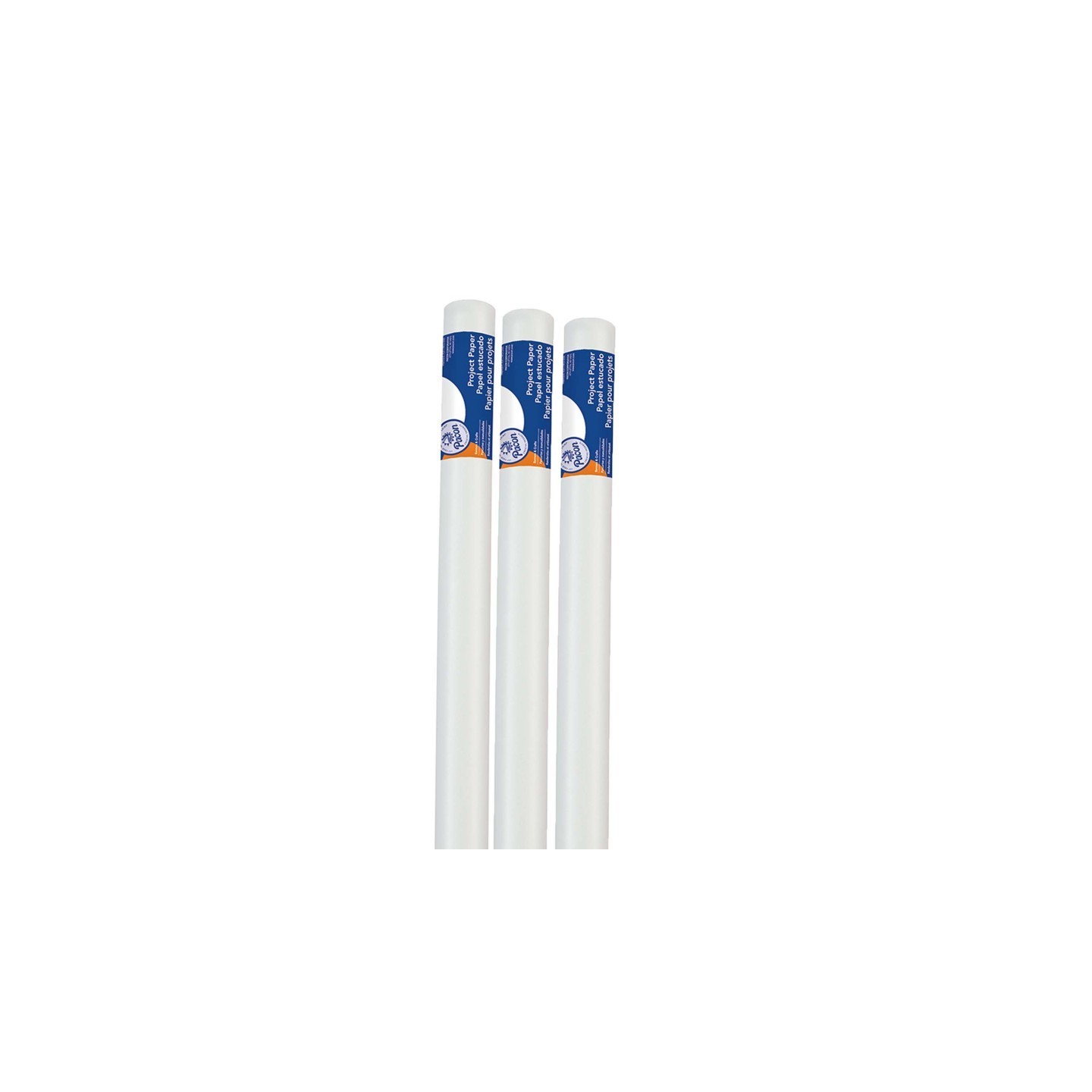 Pacon® Project Paper Roll, White, 24" x 30', 3 Rolls