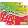 Pacon® Self-Adhesive Letters, Red, Puffy Font, 4", 78 Characters Per Pack, 2 Packs