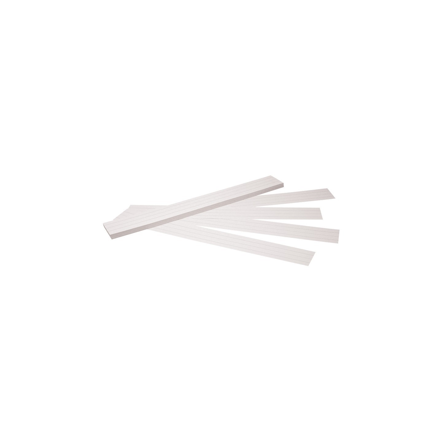 Pacon® Sentence Strips, White, 1-1/2" Ruled, 3" x 24", 100 Strips