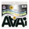 Pacon® Self-Adhesive Letters, Black Dazzle, Puffy Font, 4", 78 Characters
