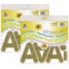 Pacon® Self-Adhesive Letters, Gold Dazzle, Puffy Font, 4", 78 Per Pack, 2 Packs