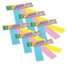 Pacon® Dry Erase Sentence Strips, 3 Assorted Colors, 1-1/2" X 3/4" Ruled, 3" x 12", 30 Per Pack, 6 Packs