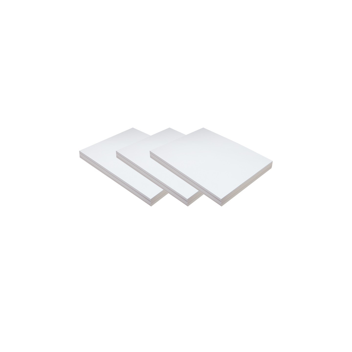 Pacon® Medium Weight Tagboard, White, 9" x 12", 100 Sheets Per Pack, 3 Packs