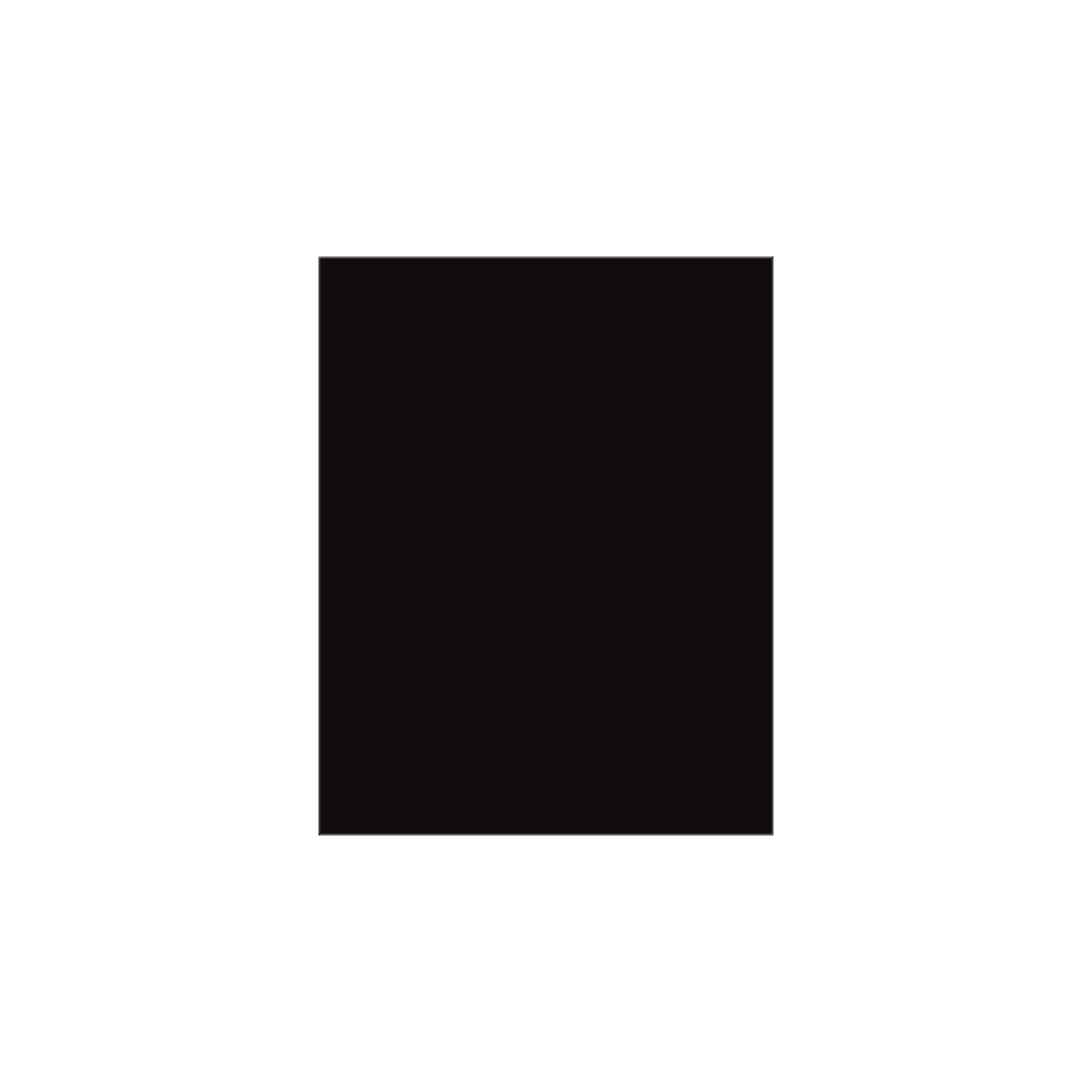 UCreate® Premium Coated Poster Board, Black, 22" x 28", 25 Sheets
