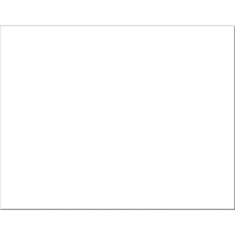 Pacon® 6-Ply Railroad Board, White, 22" x 28", 25 Sheets