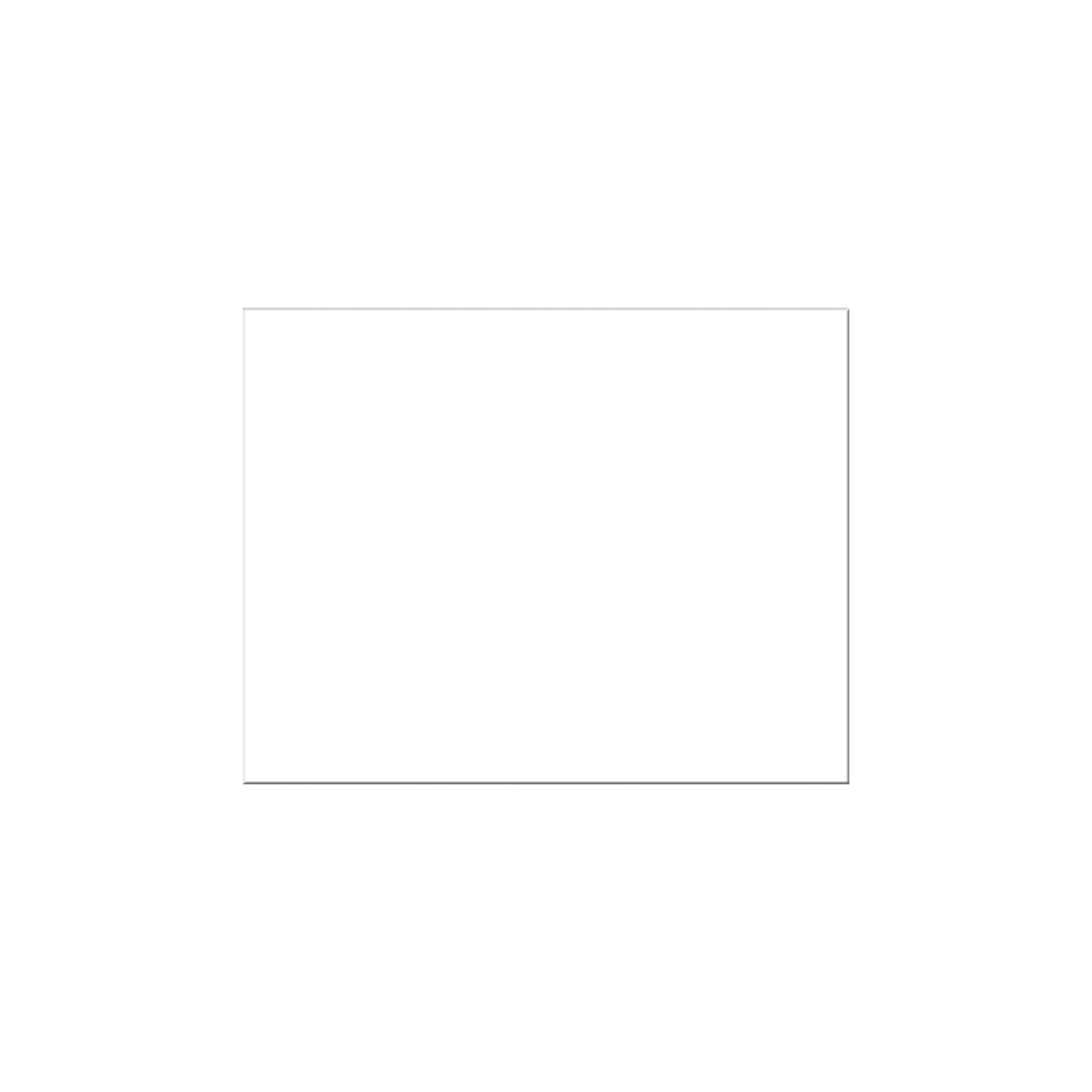 Pacon® 6-Ply Railroad Board, White, 22" x 28", 25 Sheets
