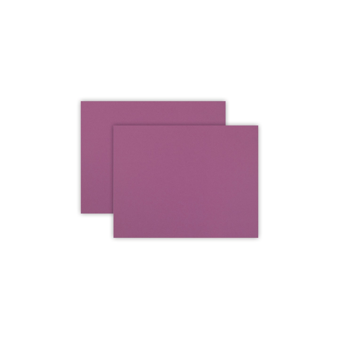 Pacon® 4-Ply Railroad Board, Magenta, 22" x 28", 25 Sheets Per Pack, 2 Packs