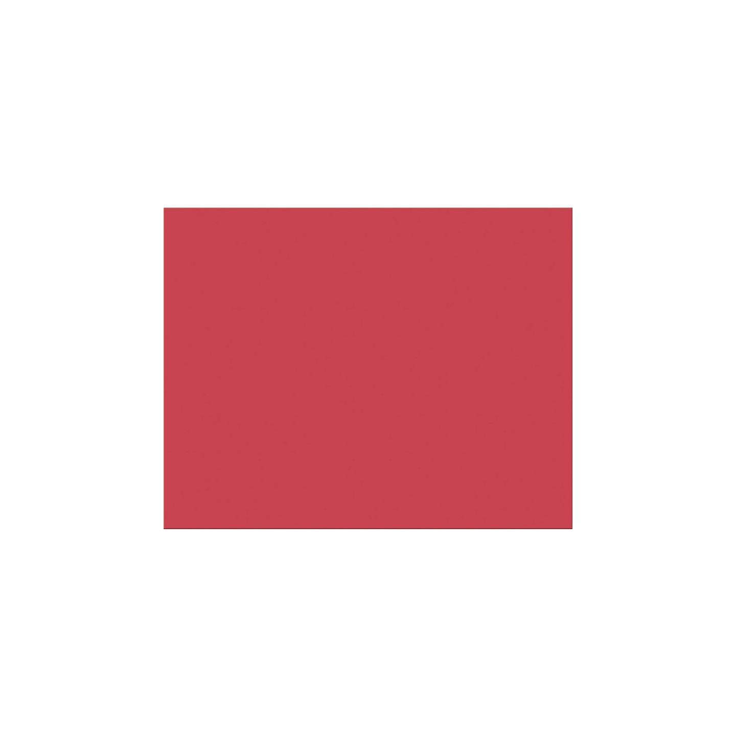 Pacon® 4-Ply Railroad Board, Red, 22" x 28", 25 Sheets